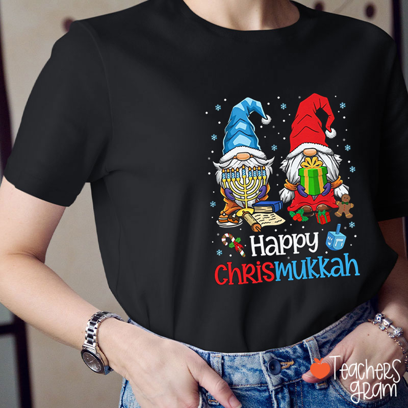 Happy Christmukkah Teacher T-Shirt