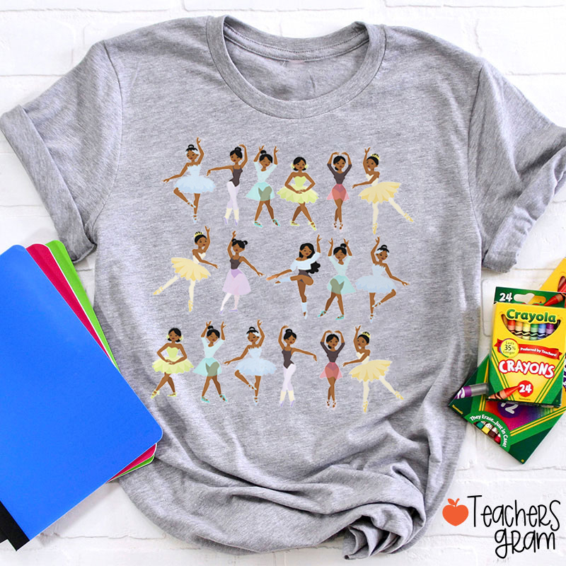 Black Women Dancer Teacher T-Shirt