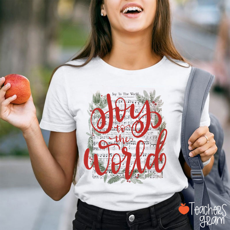 Joy To The World Music Teacher T-Shirt
