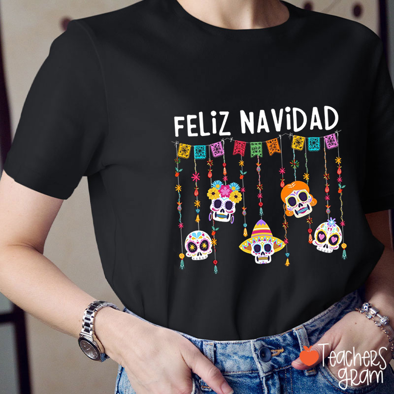 Feliz Navidad Spanish Teacher T-Shirt