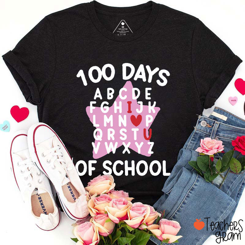 100 Days Of School Teacher T-Shirt