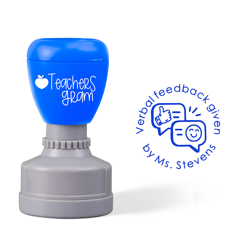 Personalized Give Verbal Feedback Teacher Stamp