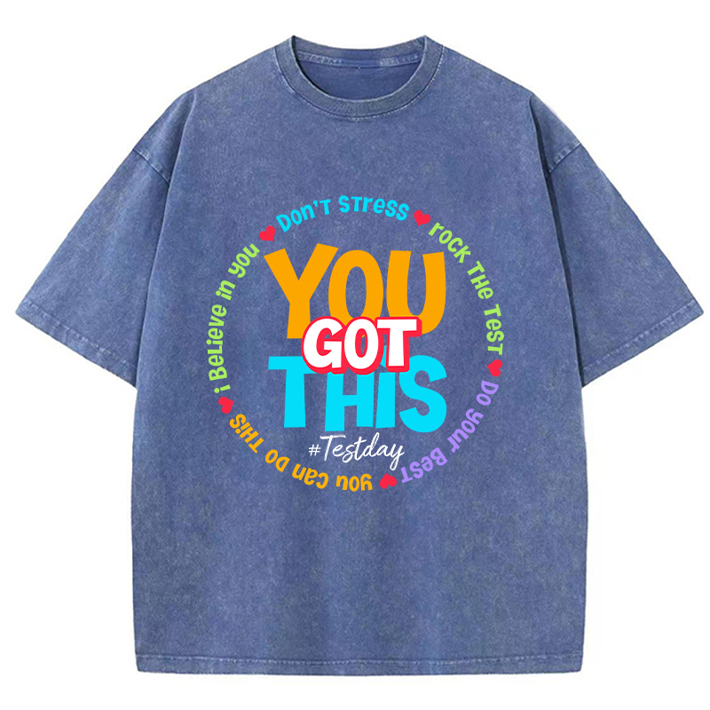 Don't Stress You Got This Teacher Washed T-Shirt