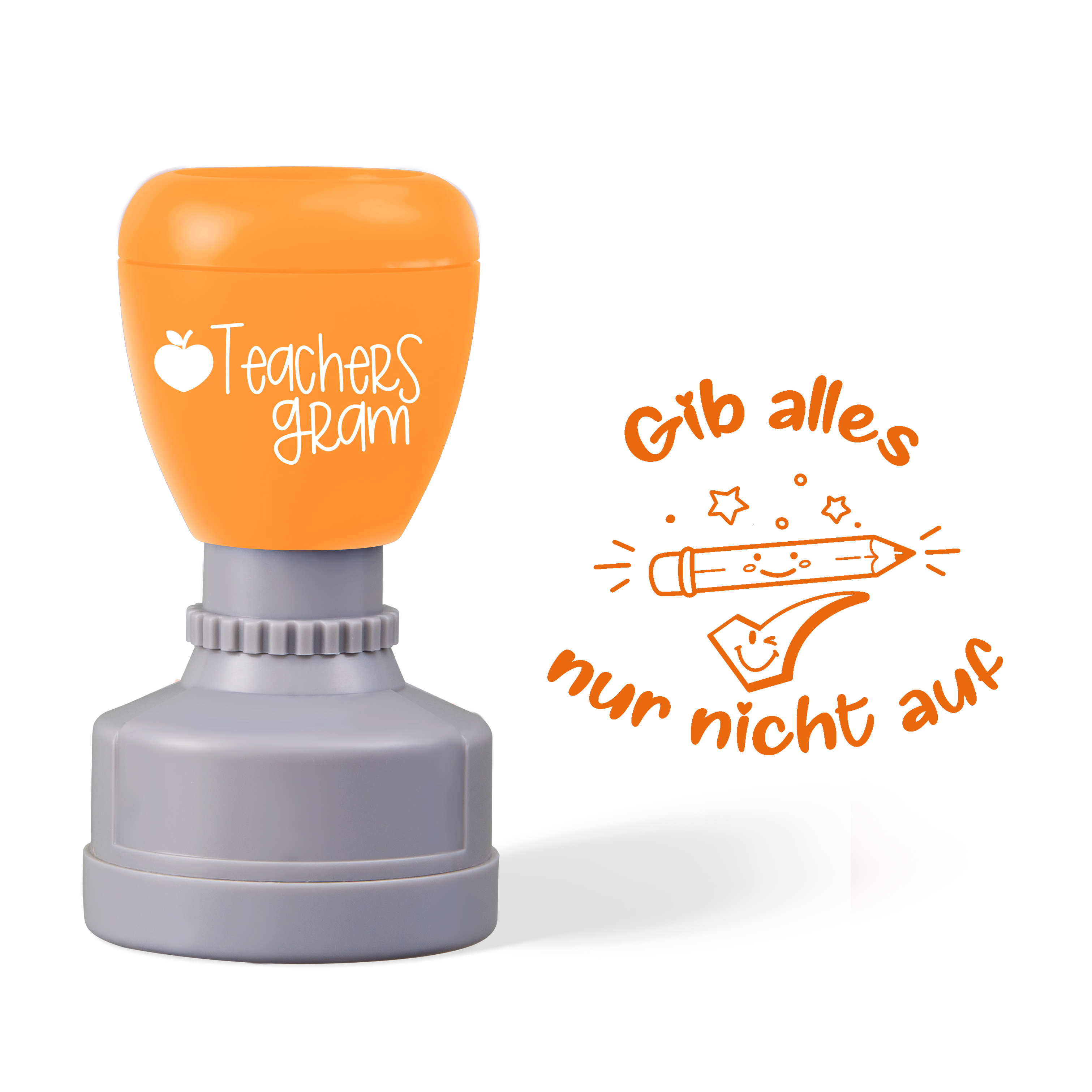 Gib Alles Nur Nicht Auf German Teacher Stamp