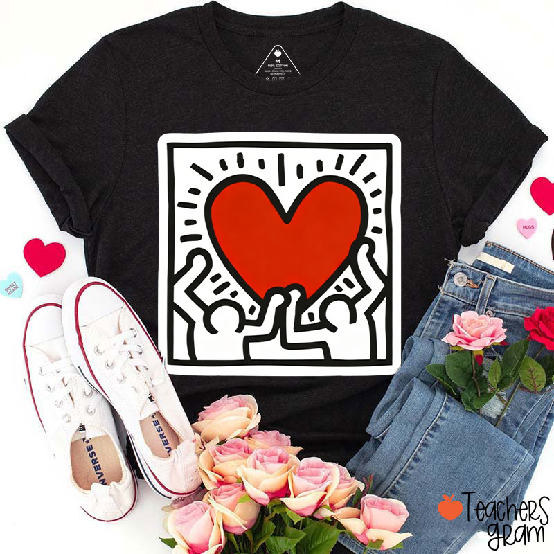 Love Is In The Air Teacher T-Shirt