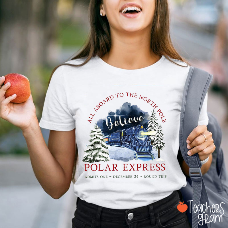 Polar Express Teacher T-Shirt