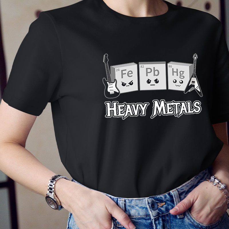 Heavy Metal Element Teacher T-Shirt