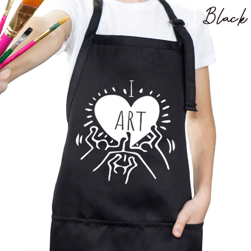 I Love Art Apron