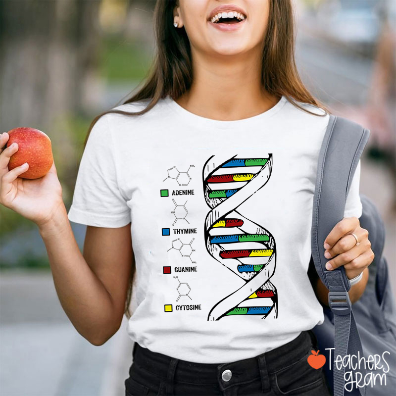 Adenine Thymine Guanine Cytosine Science Teacher T-Shirt