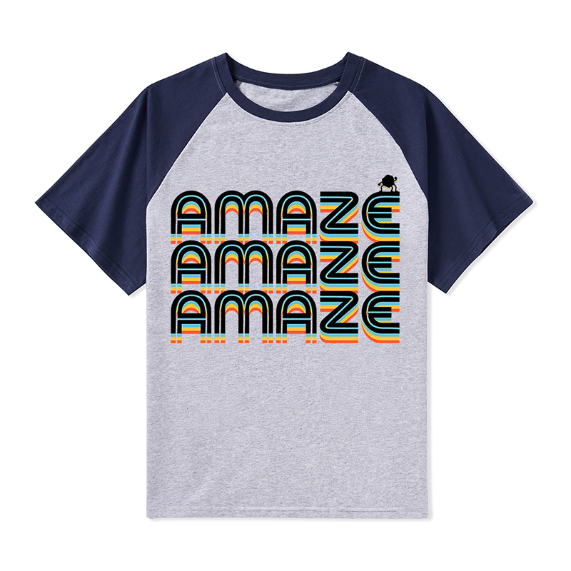 Amaze Stone Rainbow Teacher Raglan T-Shirt