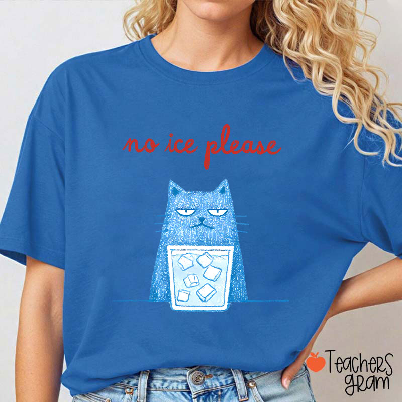No Ice Please Teacher T-Shirt