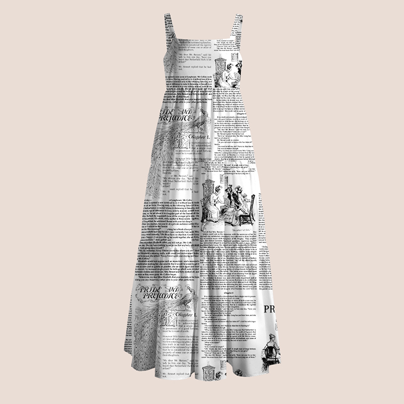 Pride And Prejudice Book Teacher Slip Dress