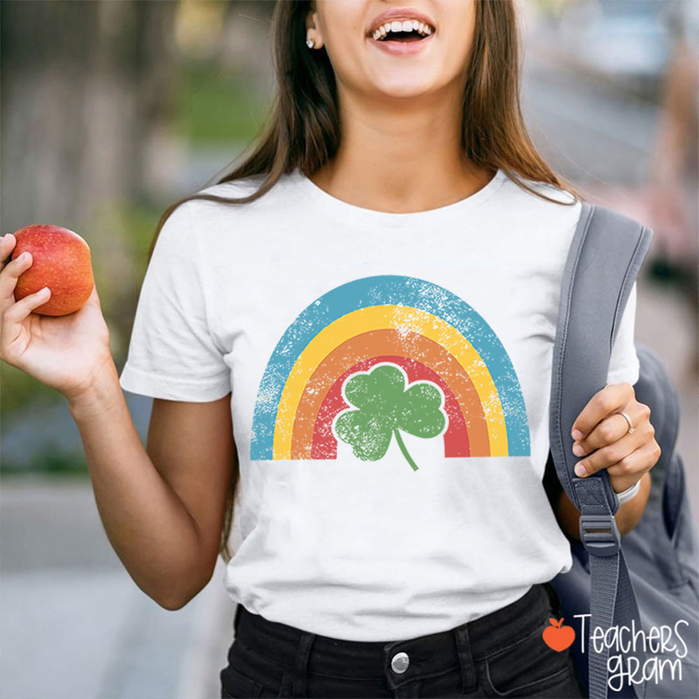 Lucky St Patricks Day Teacher T-Shirt