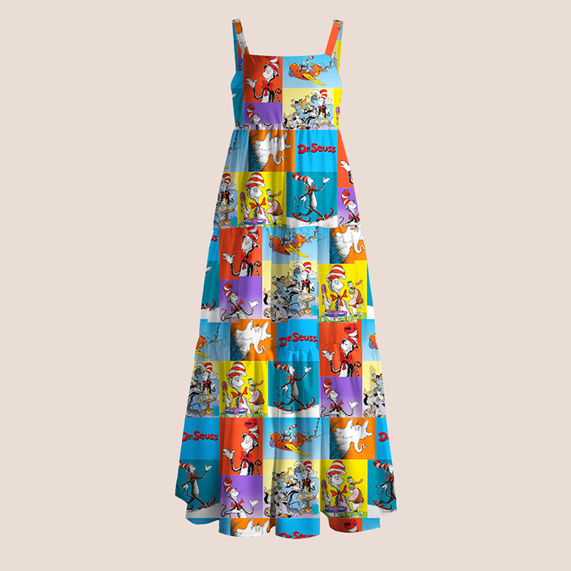 The Cat's Daily Routine Teacher Slip Dress
