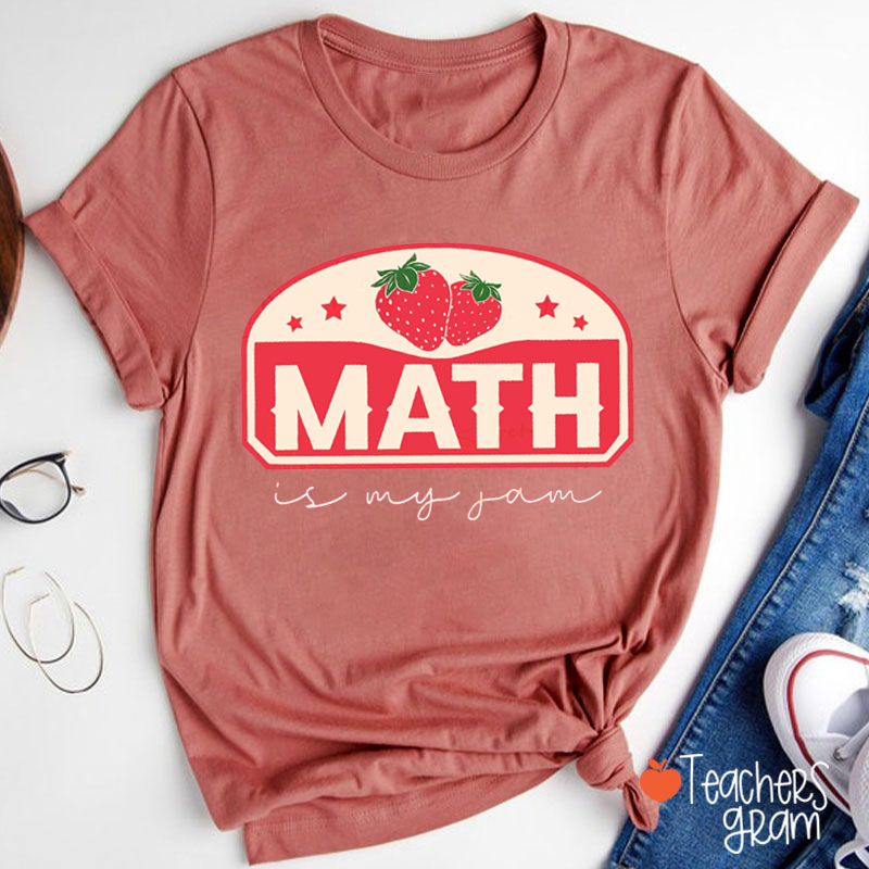 Personalized Text Strawberry Jam Teacher T-Shirt