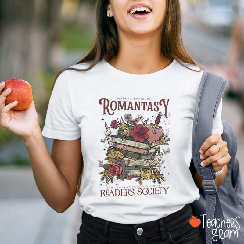 Proud Member Of The Romantasy Teacher T-Shirt