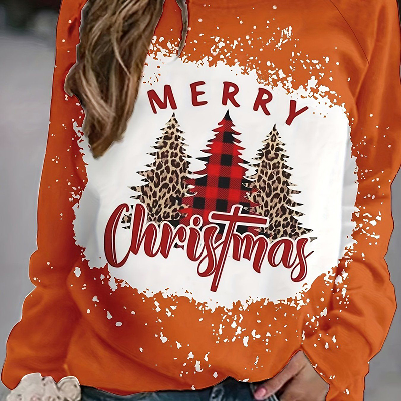 Merry Christmas Teacher Printed Sweatshirt