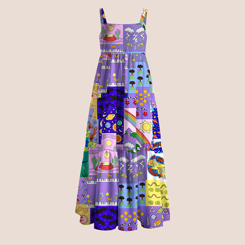 Take Chances Make Mistakes Get Messy Teacher Slip Dress