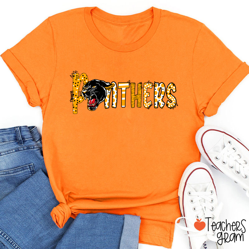 Personalized Mascot And Icon School Spirit Game Day Teacher T-Shirt