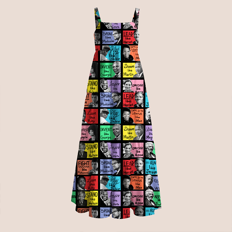 What We Learn From Black History Teacher Slip Dress