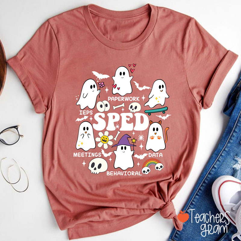 Special Education Halloween SPED Teacher T-Shirt