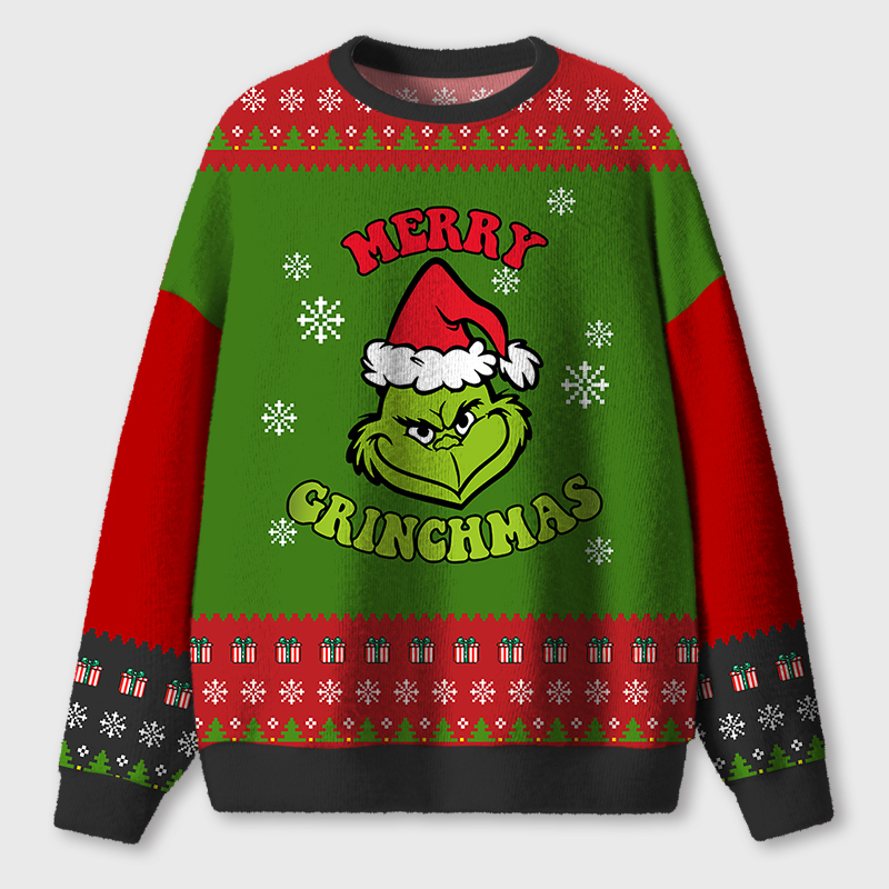 Ho Ho Ho Merry Christmas Teacher Ugly Fluffy Christmas Sweater