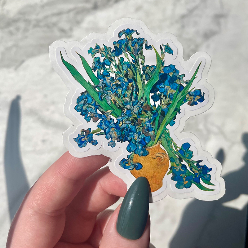 Irises Art Teacher Teacher Stickers