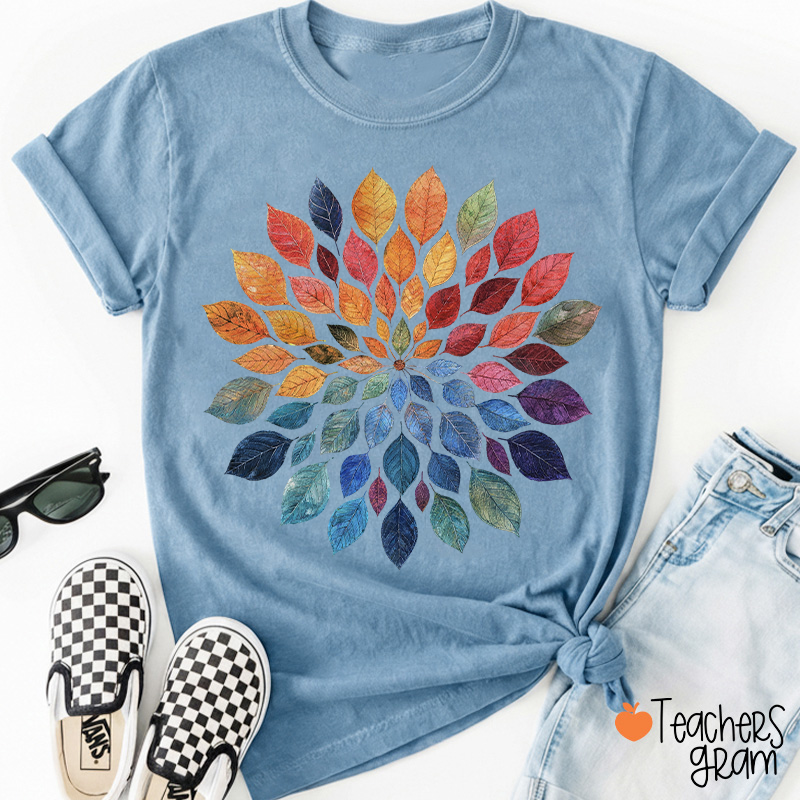 Floral Mandala Teacher T-Shirt