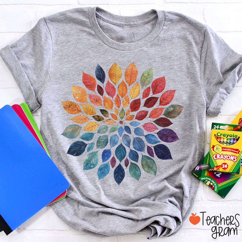 Floral Mandala Teacher T-Shirt