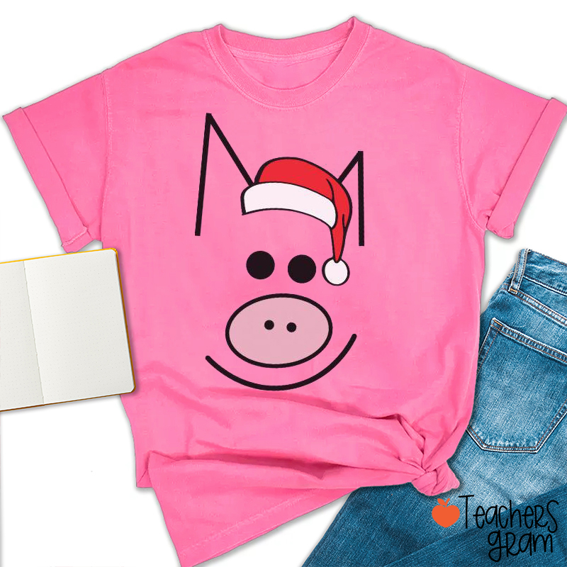 Personalized Book Group Christmas Teacher T-Shirt