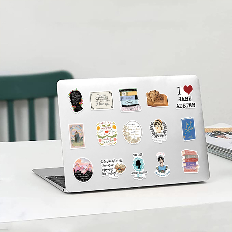 Jane Austen 50 PCS Stickers Pack