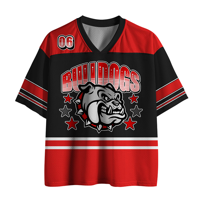 Personalized Mascot Icon Stars Teacher Mesh Jersey