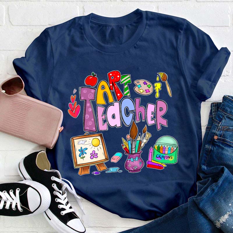 Drawing Lover Teacher T-Shirt