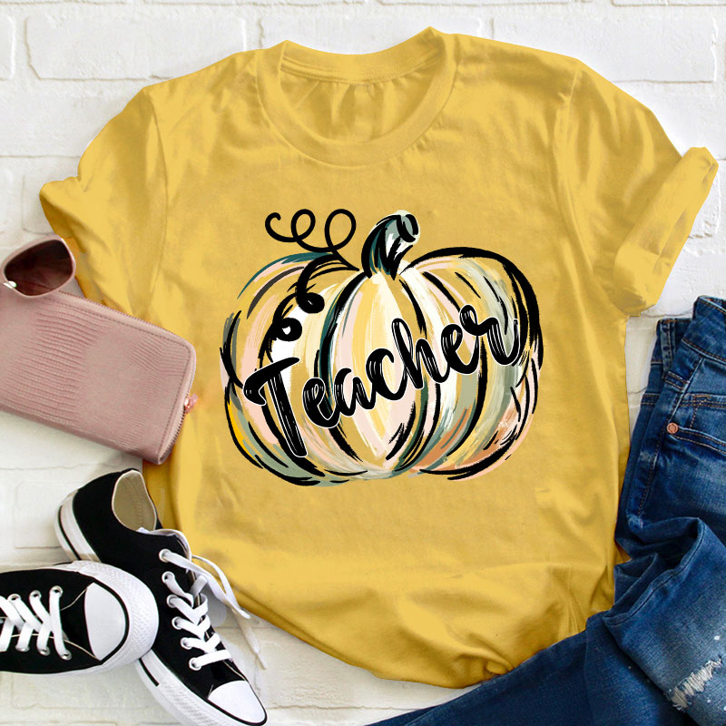 Pumkin Teacher T-Shirt