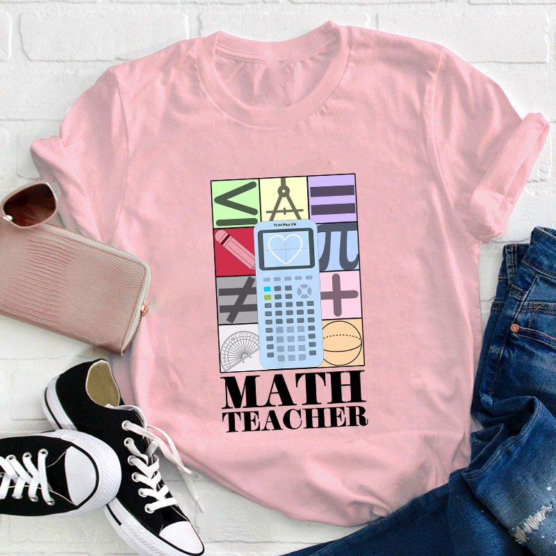 Calculator Math Teacher T-Shirt