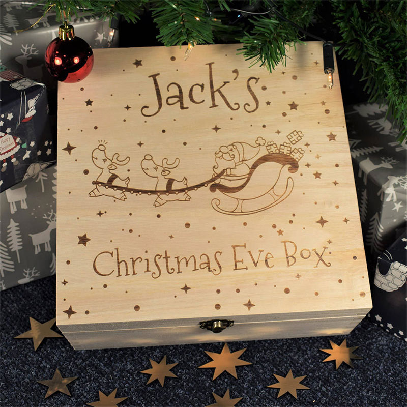 Personalized Teacher Christmas Eve Box