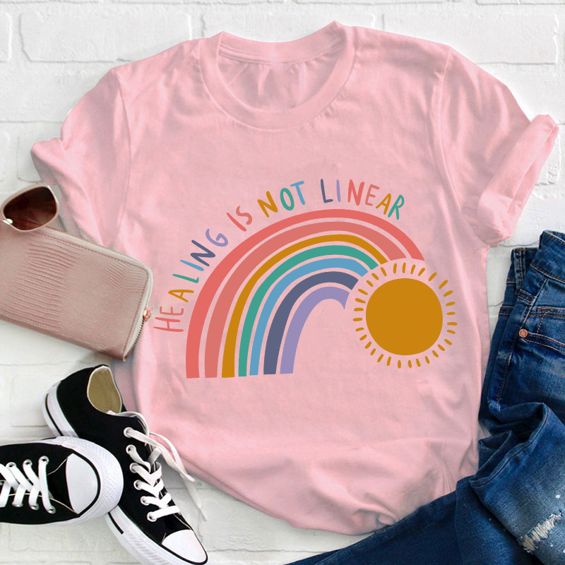 Healing Is Not Linear Teacher T-Shirt