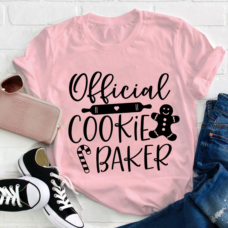 Official Cookie Baker Teacher T-Shirt