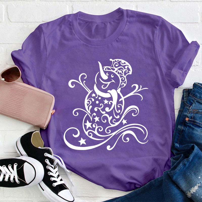 Welcome The Magic Of Winter Teacher T-Shirt