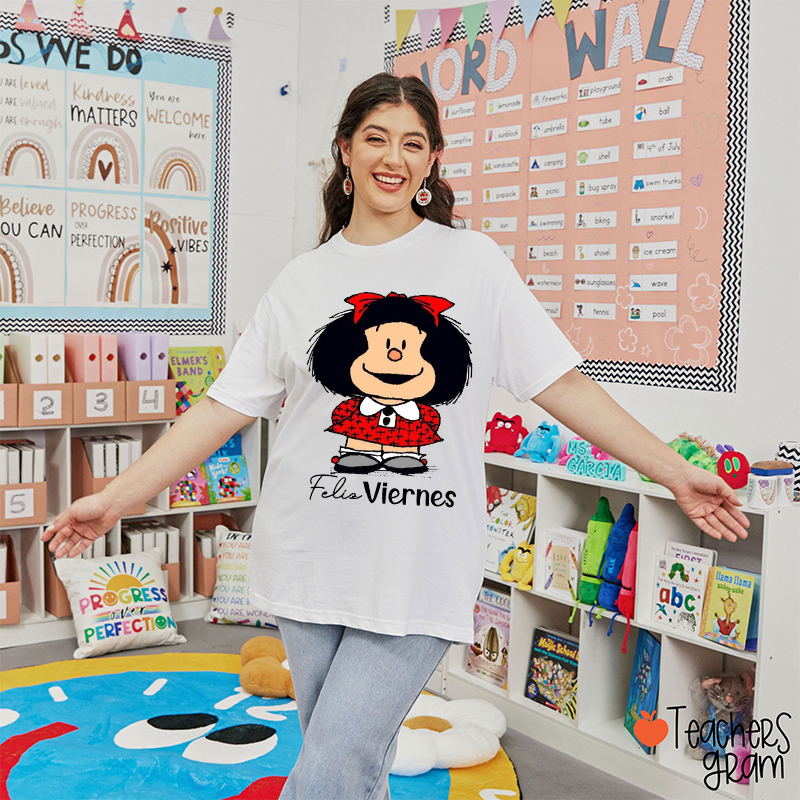 Feliz Viernes Spanish Teacher T-Shirt