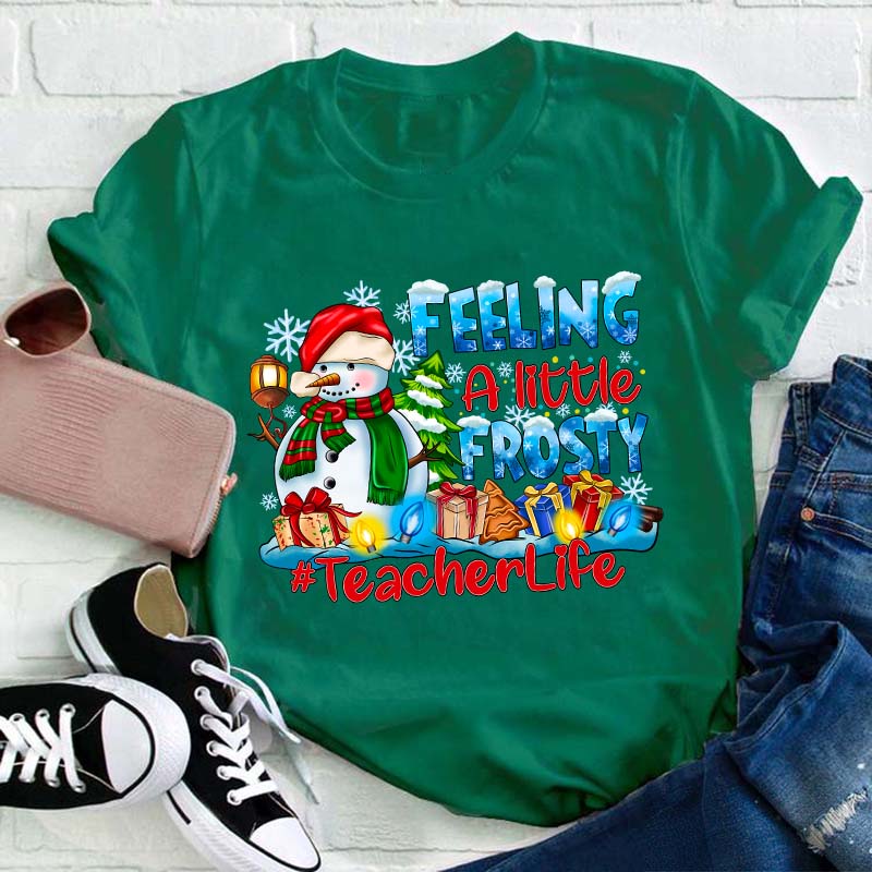 Feeling A Little Frosty Teacher T-Shirt