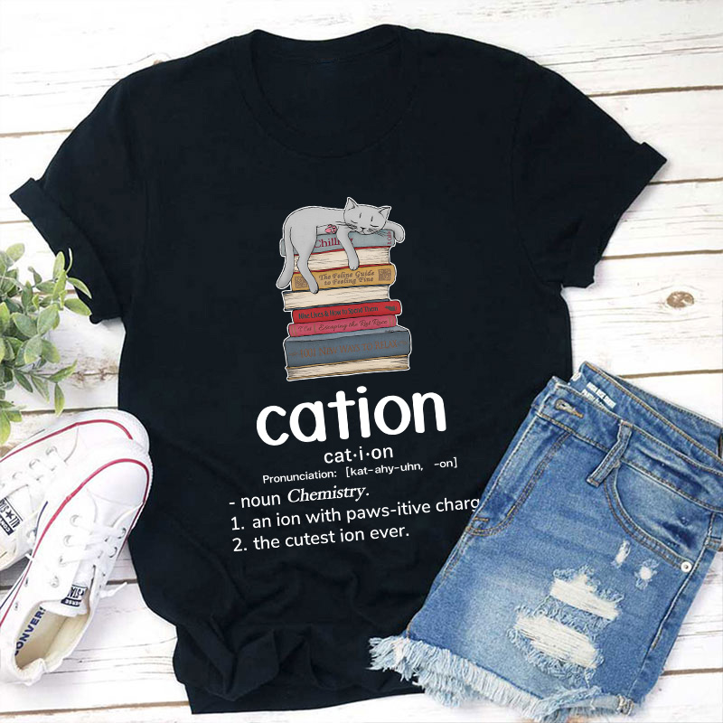 Chemistry Cation Teacher T-Shirt