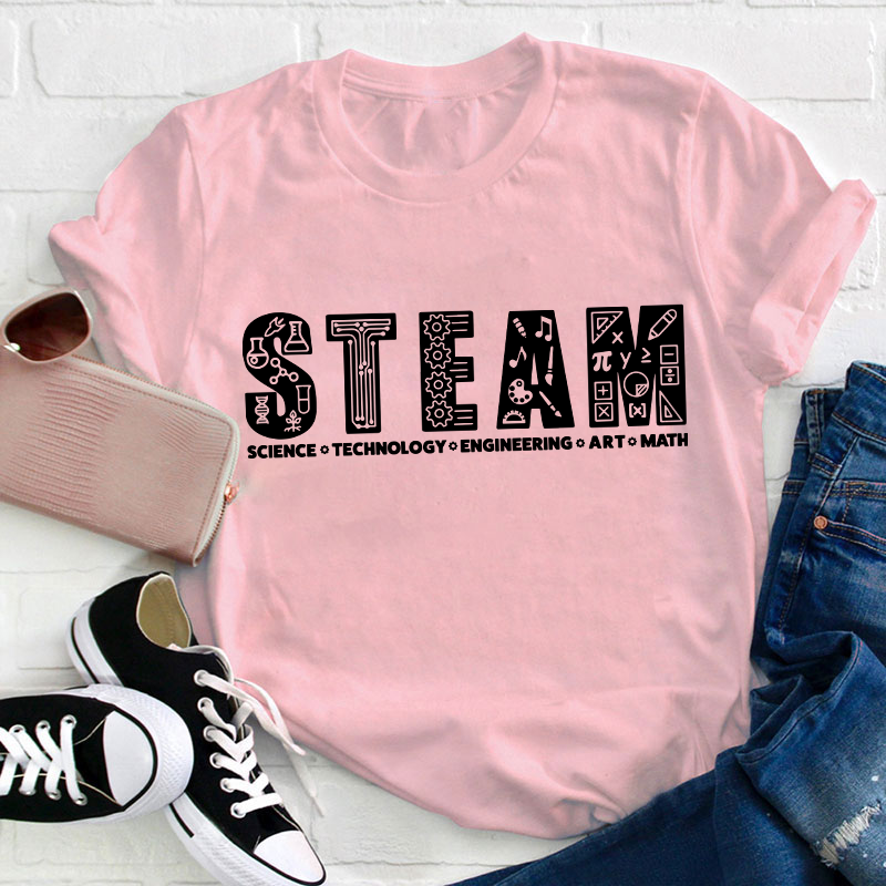 Science Technology Engineering Art Math Teacher T-Shirt
