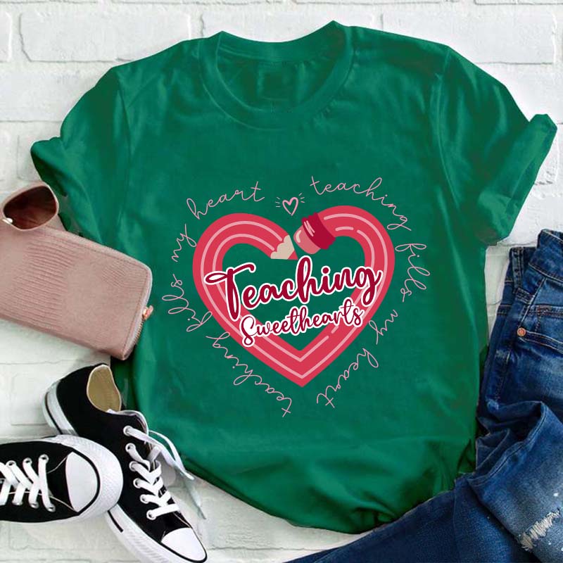 Teaching Sweethearts Teacher T-Shirt