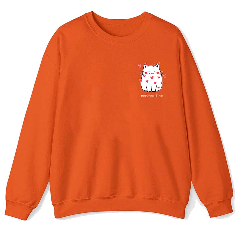 Meowentine Teacher Sweatshirt