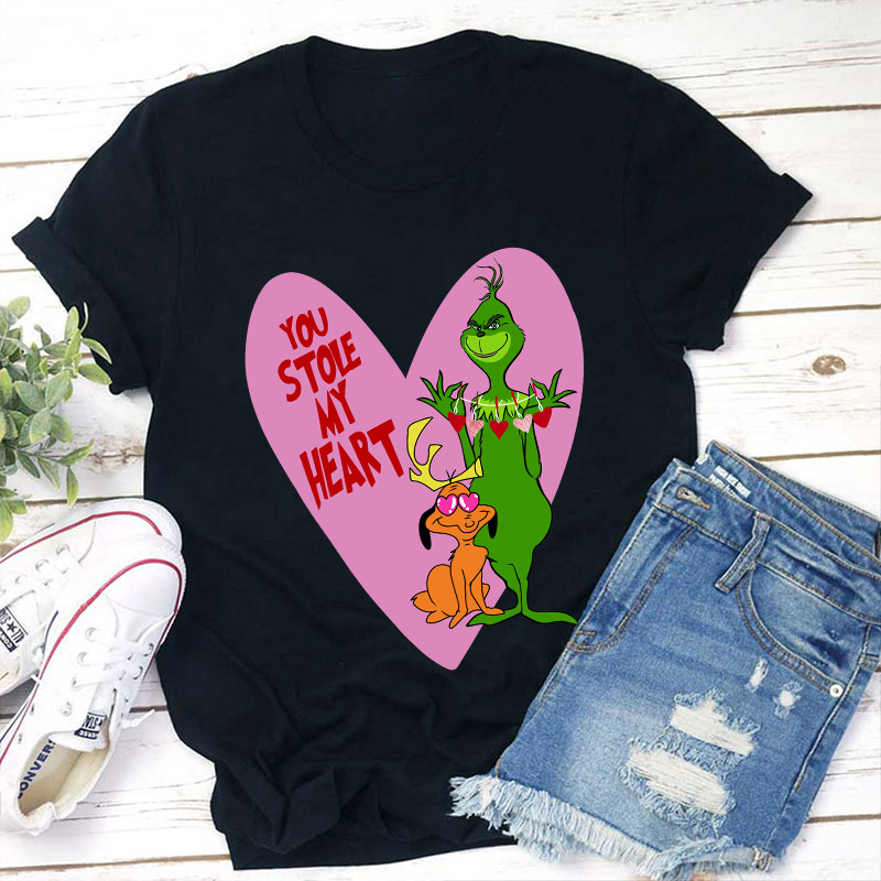 You Stole My Heart Teacher T-Shirt
