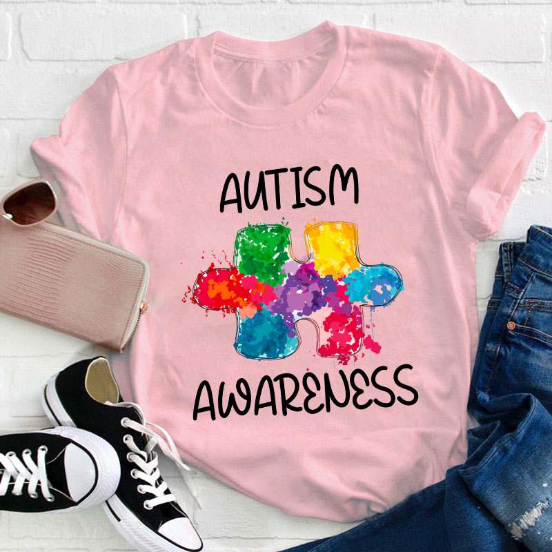 Autism Awareness Teacher T-Shirt