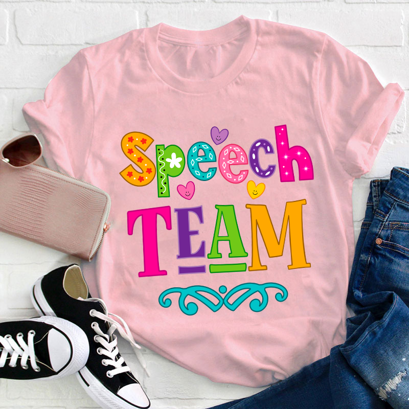 Speech Team Teacher T-Shirt