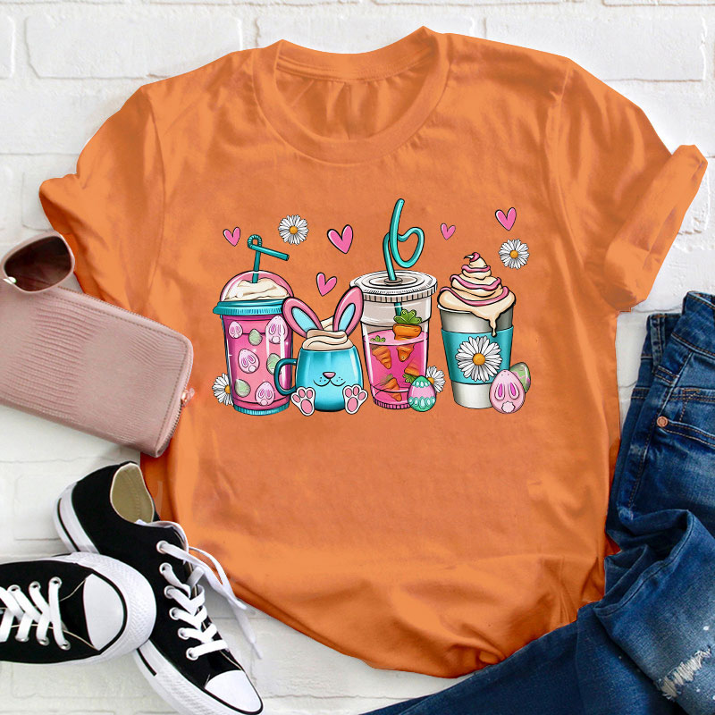 Easter Coffee Teacher T-Shirt