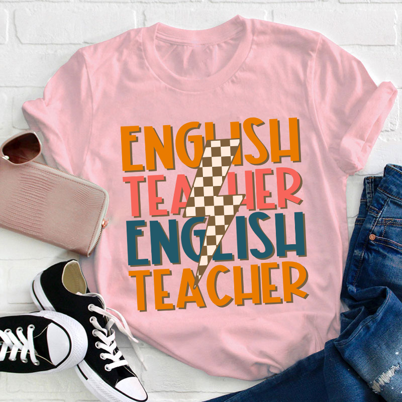 Lightning English Teacher T-Shirt